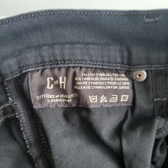 Citizens of Humanity Distressed High Rise Rocket Crop Jeans Size 26 - Picture 7 of 12